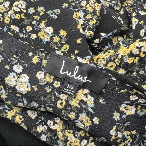 Lulus September Sunset Floral Wrap Maxi Dress Size XS Boho Cottage Core - Picture 15 of 16